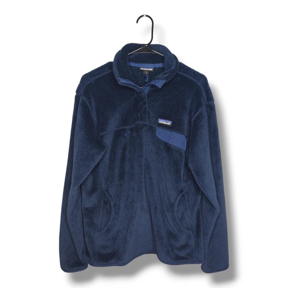 Patagonia Women's Deep Blue Fleece Pullover, Like New